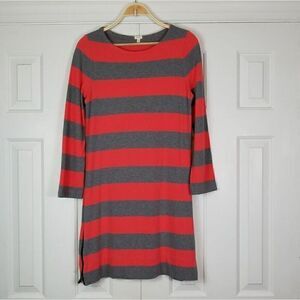 J. Crew Preppy Striped Long Sleeve Shift Dress